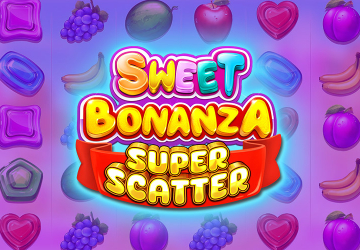 Игровой автомат Sweet Bonanza Super Scatter в казино Дэдди
